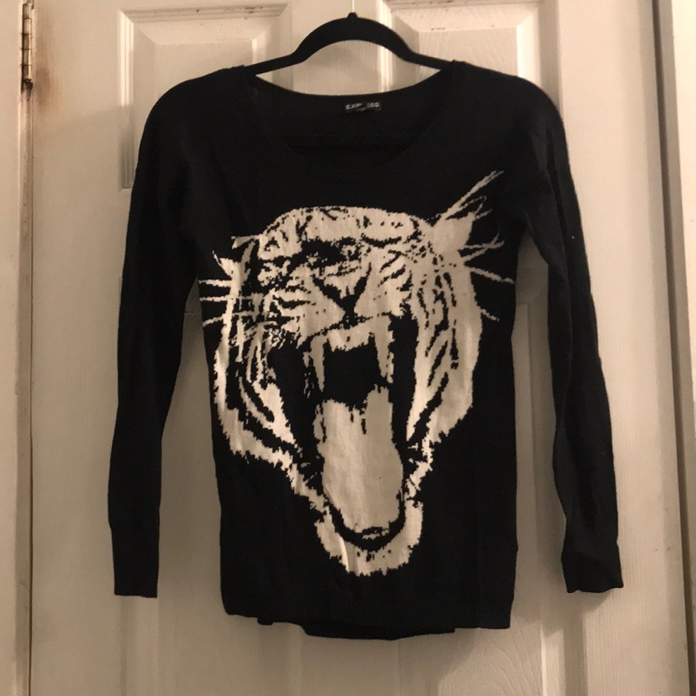 Express Tiger Sweater